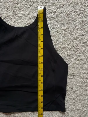 lululemon athletica Black Crop Tank Top thumbnail 3