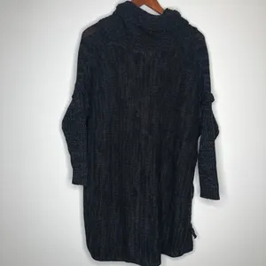 Soft‎ Surroundings Tunic Sweater Black Small/Medium thumbnail 2