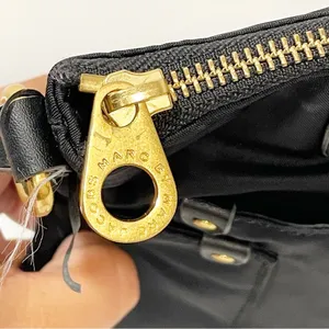 Marc by Marc Jacobs Natasha Nylon crossbody bag Black Medium Gold Brass Zipper thumbnail 4