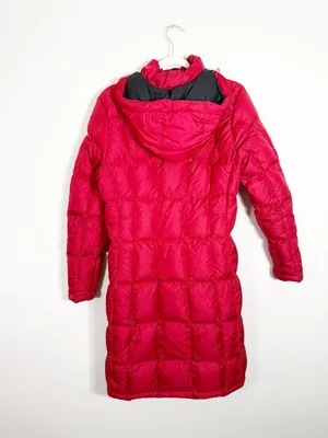 North Face Metropolis Red Parka Coat 550 Down Large thumbnail 4