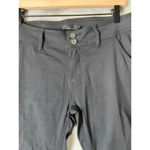 prAna Halle Pant Charcoal Gray Stretch Zion Bootcut Hiking Pants Women's Size 8 thumbnail 2