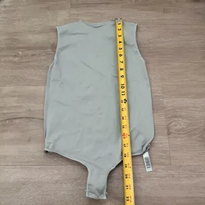 Skims Essential Bodysuit in Mineral Green thumbnail 3