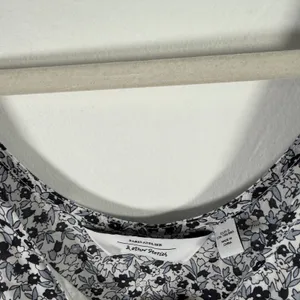 &‎ Other Stories Black White Floral Tiered Babydoll Mini Dress Womens Small thumbnail 5