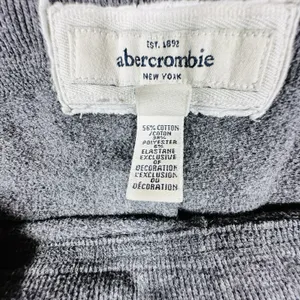 Abercrombie & Fitch Y2K Vintage Style Joggers Gray Sweatpants Large Spellout 90s thumbnail 5