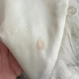 White Faux Fur Vest Y2K‎ 2000s Festival Retro Snow Bunny Winter Large thumbnail 4