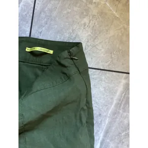 Maeve Anthropologie Olive Green High Rise Flare Wide Leg Seam Pants Size 14 thumbnail 4