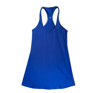Lululemon sz 2 Racerback Blue Tank Top Womens Activewear fair condition thumbnail 2
