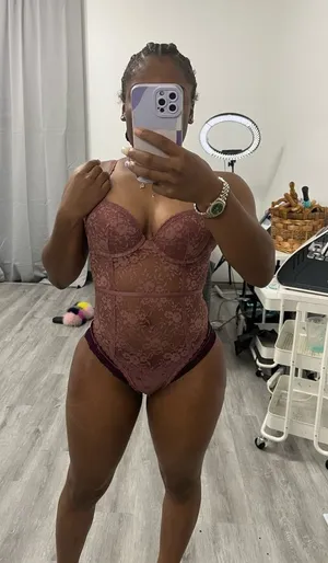 Lace Bustier Teddy Bodysuit in Deep Mauve Purple Size M thumbnail 1