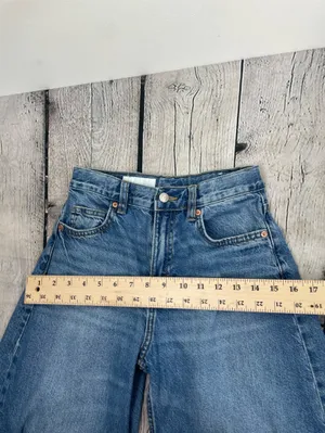 Zara Barrel Jeans size 12-13 years Junior size thumbnail 12