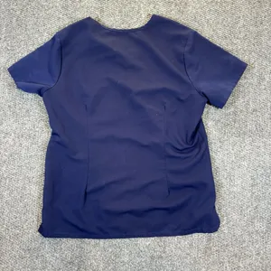 Figs Top Womens L Blue Catarina One Pocket Scrub Medical‎ Nurse Shirt thumbnail 2