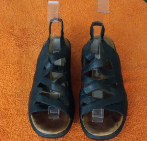 Ariat Western 8.5 Strap Clog Sandals in Black thumbnail 1