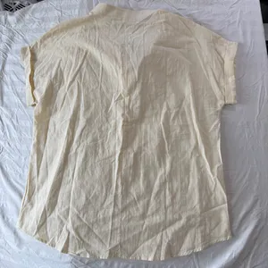 NEW Women's NEW Light Yellow Gauze Tunic Style Size XL #260303 thumbnail 4