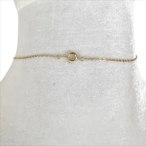 Vintage Jane Davis Gold Tone Chain Necklace with Angel Pendant thumbnail 3
