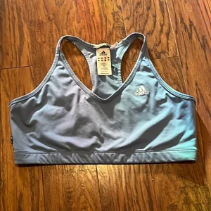 Adidas Clima365 Light Blue Sports Bra Top for Performance and Style thumbnail 1