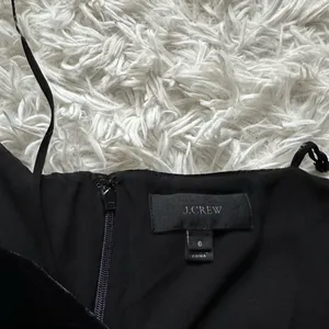 Jcrew Cropped Velvet Jumpsuit Black Size 6 thumbnail 5