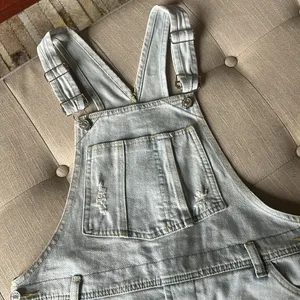 J.NNA‎ Denim Overall Mini Dress Size Small thumbnail 7