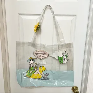 NWOT Vintage Hallmark Maxine Clear Beach Tote bag thumbnail 4