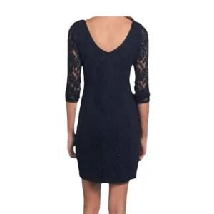 abercrombie and fitch dress Black‎ Dress Lace Sleeves Lace Panel small thumbnail 4