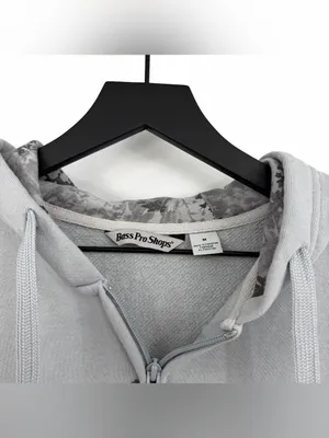 BASS PRO SHOPS Women's Game Day Full-Zip Long-Sleeve Hoodie Sweatshirt Grey M thumbnail 3