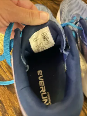 Saucony Women's Sky Blue and Teal Running Shoes Everun lace up blue retro thumbnail 4