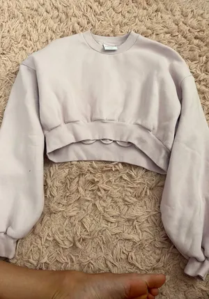 Aritzia Cropped Crewneck Cozy Fleece thumbnail 1