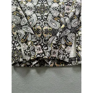 Loft Womens 12 (32x22) Pencil Skirt Textured Twill Old Money Preppy‎ Paisley thumbnail 4