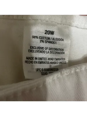 Thalia Sodi White Straight Leg Jeans 20W thumbnail 5