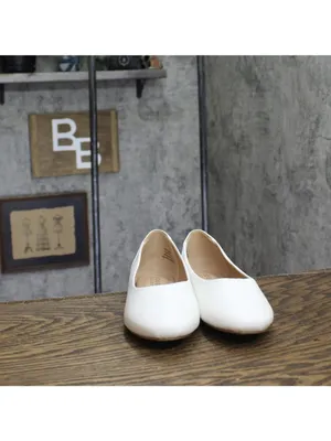 Journee Collection Womens Comfort Kavn Flats KAVN-WD White 7.5W thumbnail 3