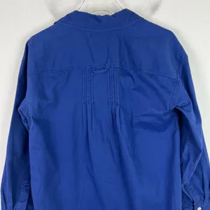 NWT Madewell Mini Shirtdress in Regenerative Chino Long Sleeve Blue Size Small S thumbnail 11