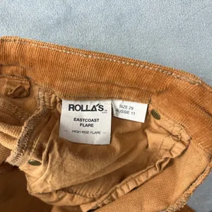 Rolla's Eastcoast Flare Pants 29 Camel Brown Corduroy High Rise 70s Retro thumbnail 7
