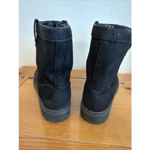 b.o.c Women's Black Suede Fleece‎ Lined Booties Size-9.5 thumbnail 3