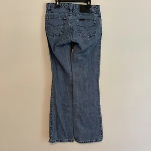 Harley Davidson Blue Denim Jeans 2‎ Regular Biker Casual Western motorcycle FLAW thumbnail 2