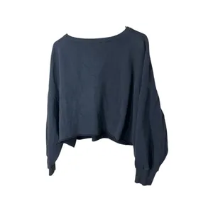 Zara Lace Up Gray/black Crewneck Sweatshirt Size‎ Medium thumbnail 7