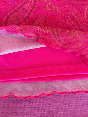Shein | Pink Paisley Mesh Mini Skirt | XLShein | Pink Paisley Mesh Mini Skirt | XL thumbnail 5