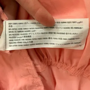 Abercrombie & Fitch Smocked Tiered Mini Dress Coral Pink Ruffle Strap Womens S thumbnail 9