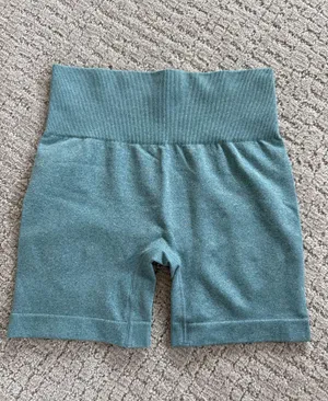 Amazon Blue Biker Shorts 4” thumbnail 1