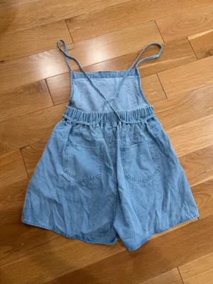 Pink Lily Soft Denim Romper thumbnail 2