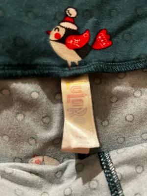 LuLaRoe Leggings OS Green Christmas penguins thumbnail 2