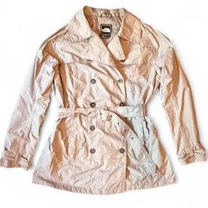 The North Face Women XL Gray Nylon Belted Double Breasted Trench Coat thumbnail 7
