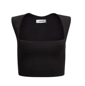 Danielle Guizio Black Celestial Stretch Top thumbnail 1