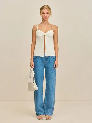 Cult Gaia Lennon Knit Tank Top Medium thumbnail 2