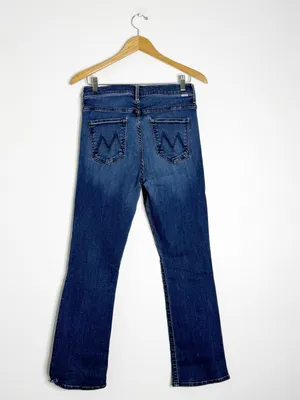 MOTHER The Insider Ankle Jeans Size 29 Heirloom Blue Flare Revolve thumbnail 5