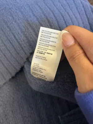 Free People Solid Blue Sweater thumbnail 4