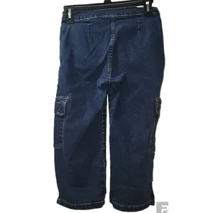 Jordache Cargo Pants Denim Blue Adjustable‎ Waist Casual Kid Size thumbnail 2