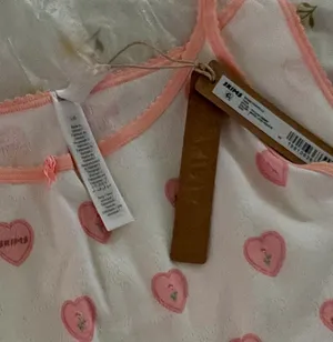 SKIMS POINTELLE TANK Snow Lace Hearts sz L thumbnail 7