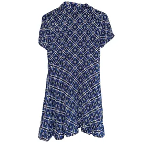 Free People Melody Printed Mini Dress Size 6 Spanish Boho Hippie Festival‎ ~Flaw thumbnail 5