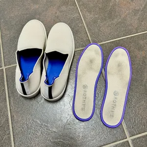 Rothy’s The Original Sneakers Slip On Shoes Sand Beige Tan 8 thumbnail 9