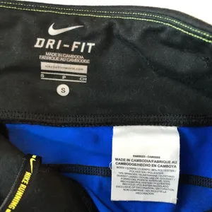 Nike Womens USATF Epic Run Crop Tights Hyper Cobalt Black Size S thumbnail 4