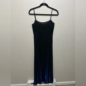 Vintage Betsy & Adam by Jaslene Gown 12P Fits Modern 6 Beaded Maxi Slip Dress thumbnail 6