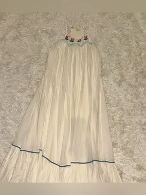 NEW FREE PEOPLE Tip Toeing Tulip Dress whisper white Sz S thumbnail 5